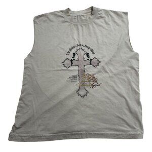 TRINITY Bellwoods Cutoff Tank Top in Grey
